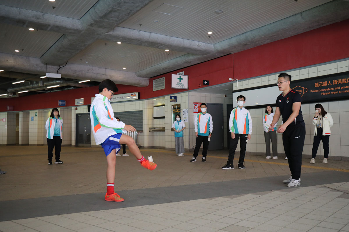 奧運大樓導賞「體」驗 — 足毽班-活動花絮7