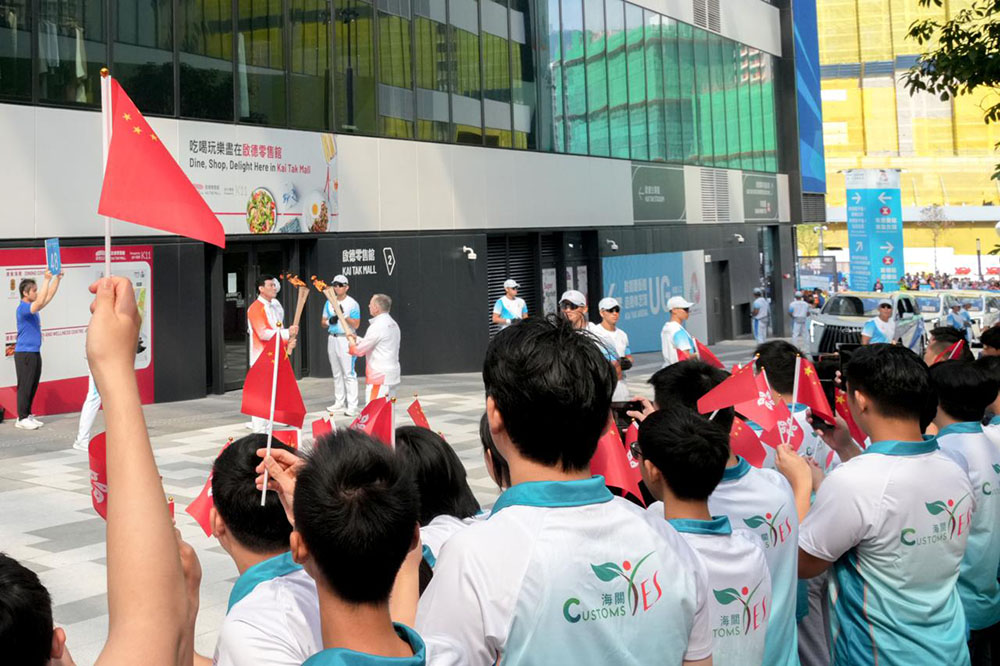 第十五屆全國運動會火炬傳遞打氣團-活動花絮3